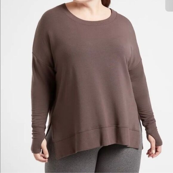 Athleta Coaster Luxe Sweatshirt Shal SP - Picture 1 of 5